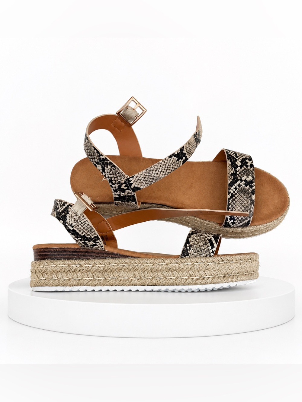 Stylish Snakeskin Sandals
